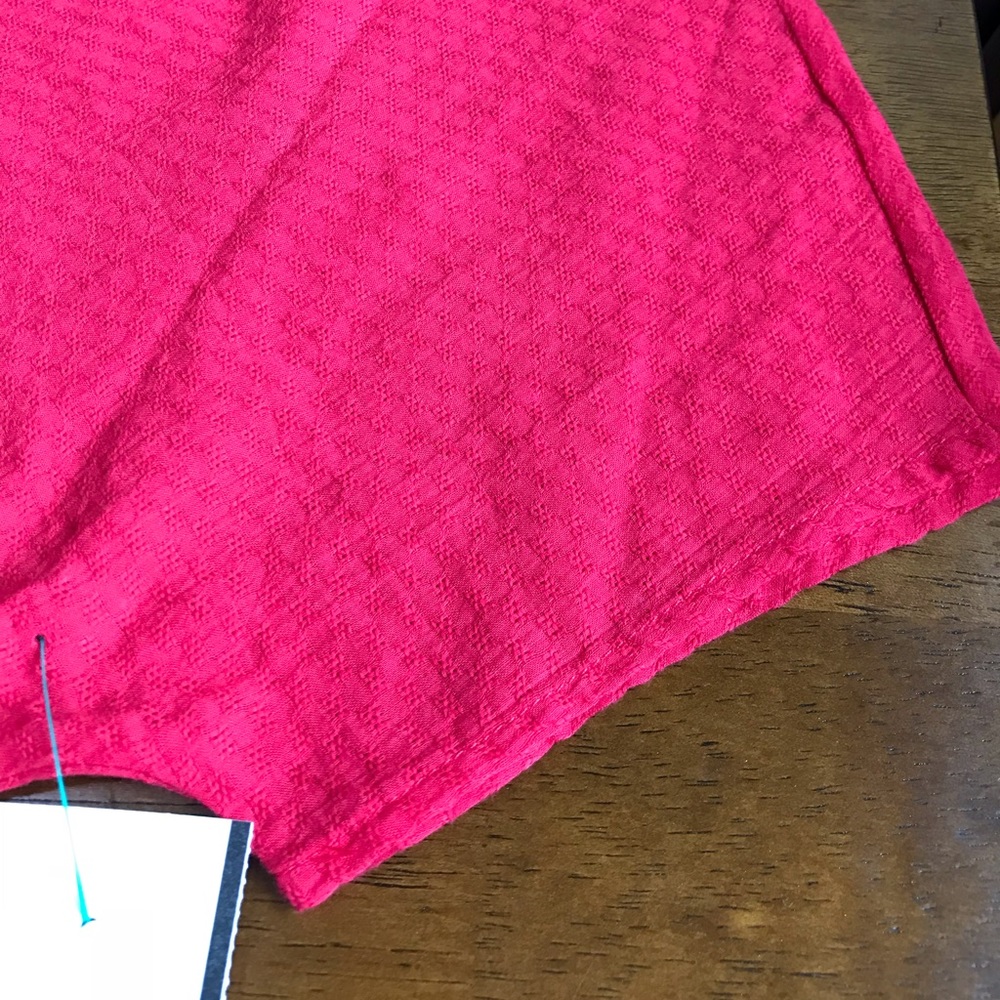 Red button down top - Picture 3 of 3